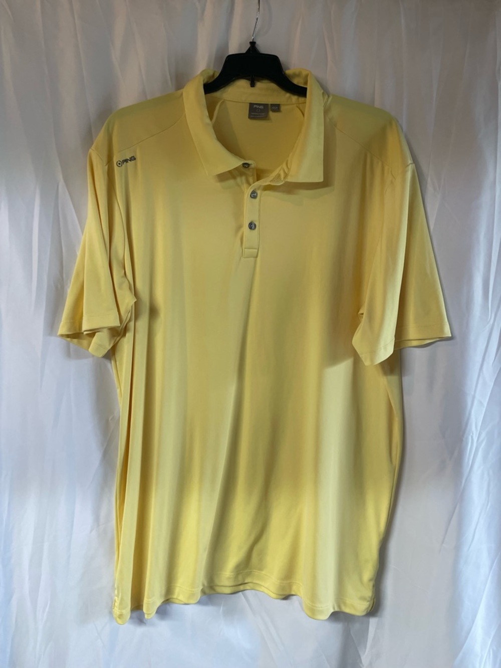 Ping Men's Yellow Polo Performance Shirt